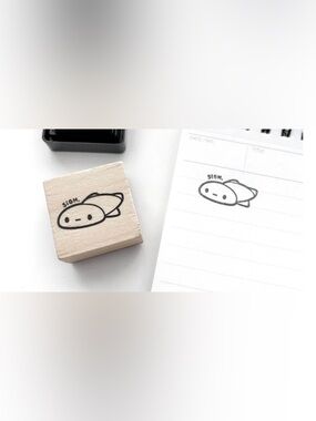 TheCoffeeMonsterzCo Sigh. - Wooden Stamp